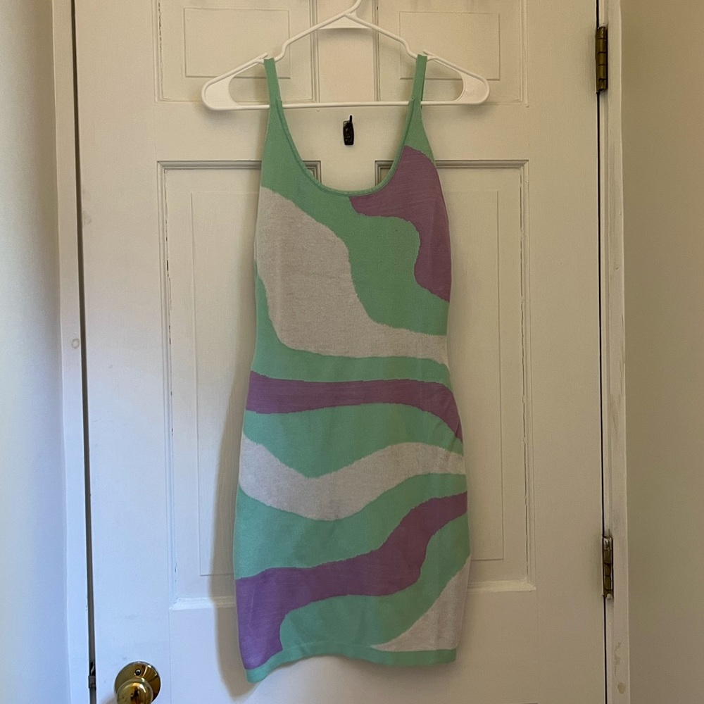 Knitted mini dress